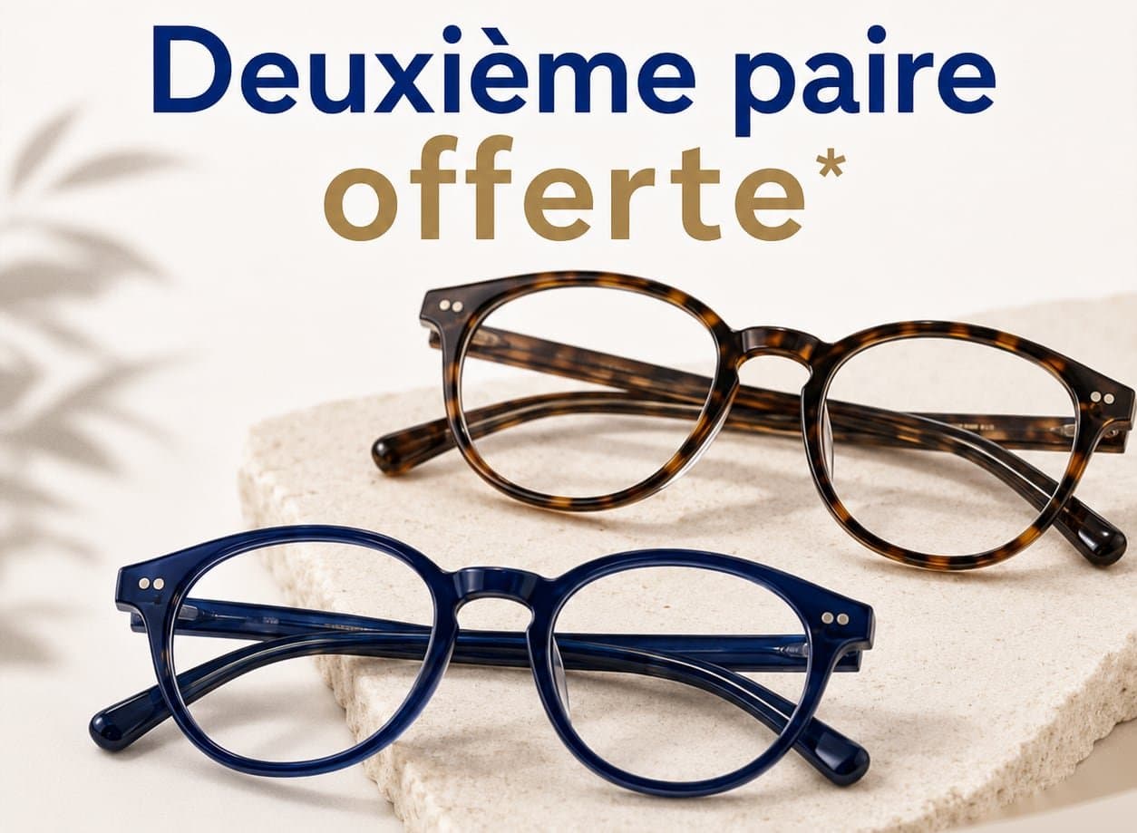 Deuxième paire offerte*