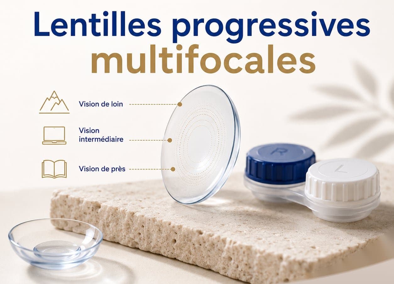 Lentilles progressives multifocales