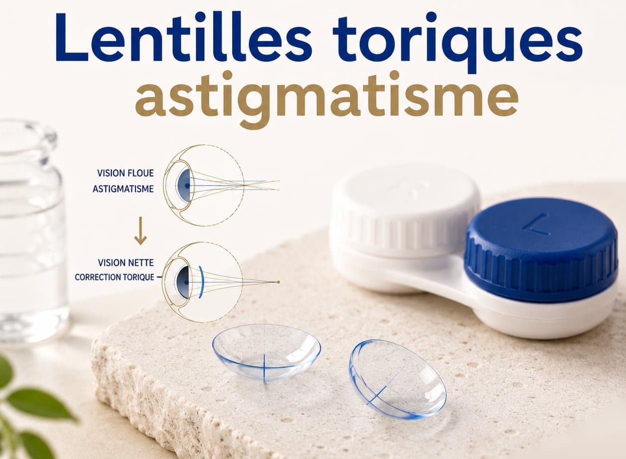 Lentilles toriques astigmatisme