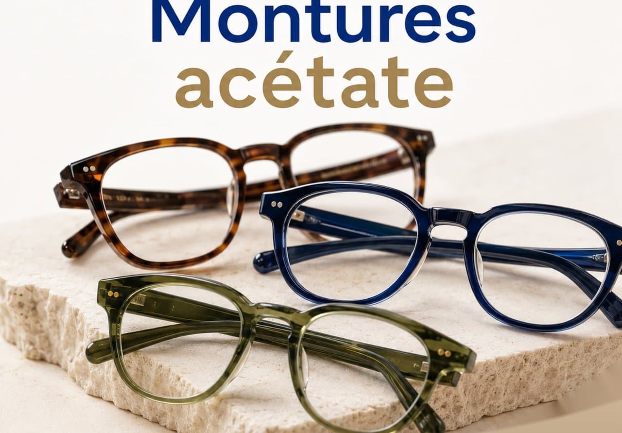 Montures acétate