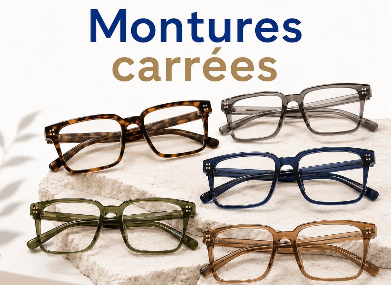 Montures carrées