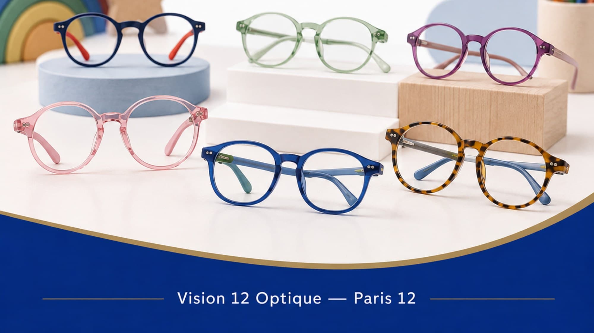 Lunettes pour enfant chez Vision 12, opticien à Paris 12